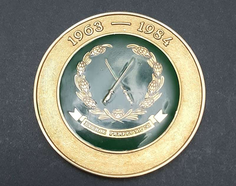**RARE: 1980s SADF Maj-General D.J. Mortimer SA Infantry School/ Association Award Lot x 9 Pcs.**