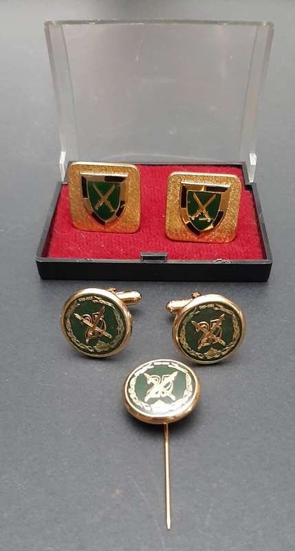 **RARE: 1980s SADF Maj-General D.J. Mortimer SA Infantry School/ Association Award Lot x 9 Pcs.**