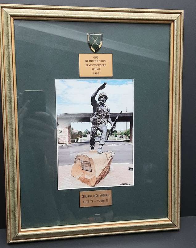 **RARE: 1980s SADF Maj-General D.J. Mortimer SA Infantry School/ Association Award Lot x 9 Pcs.**