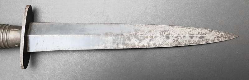 **RARE: WW2 Fairbairn-Sykes 3rd Pattern Fighting Knife w/ Scabbard (William Rodgers, Sheff.)**