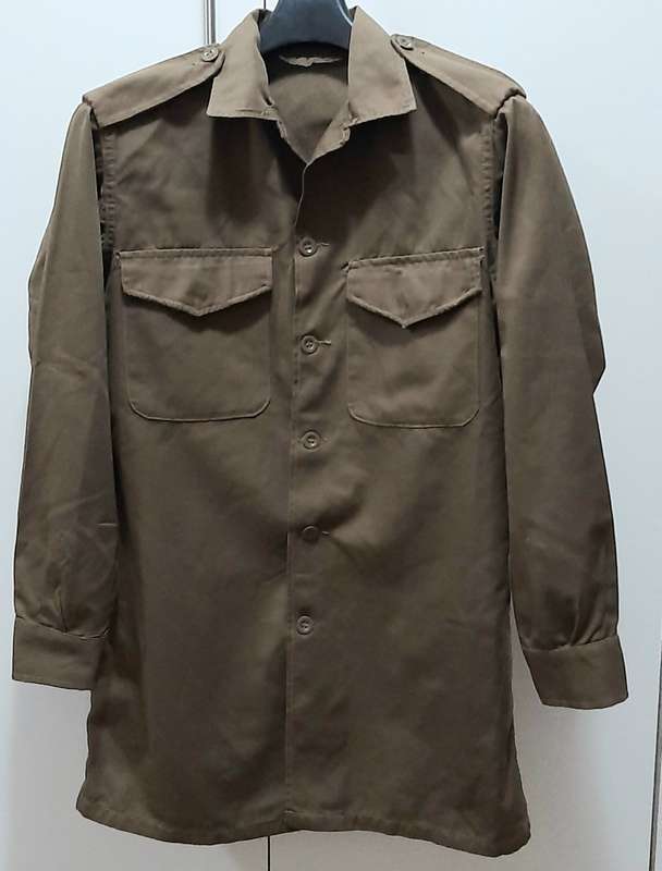 **Border War : 1970s SADF Nutria Type I L/Sleeve Shirt (MEDIUM).**