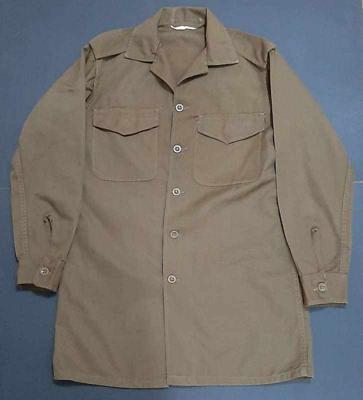**Border War : 1970s SADF Nutria Type I L/Sleeve Shirt (MEDIUM).**