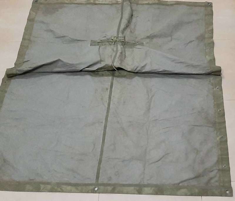 Border War 1970s S.A.P Olive Green Camouflage Poncho (Large)