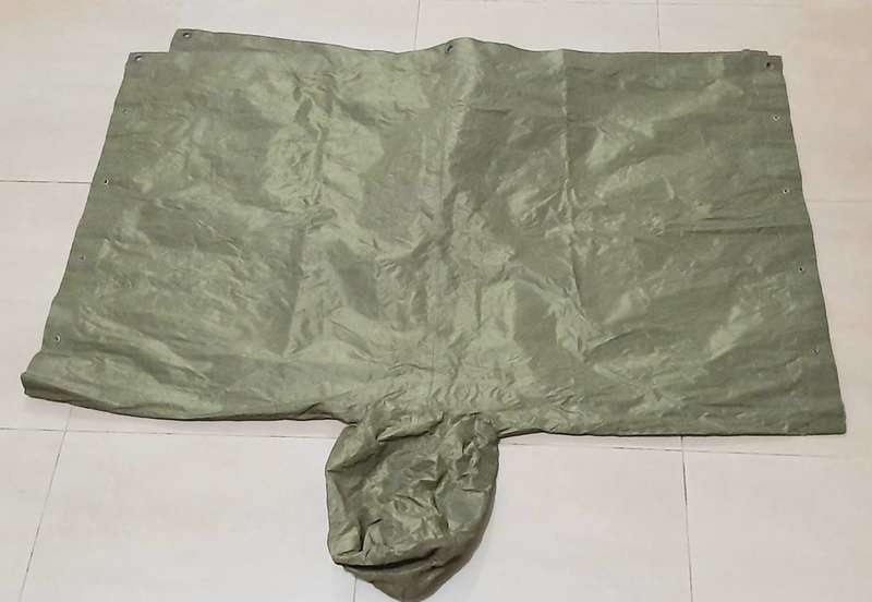 Border War 1970s S.A.P Olive Green Camouflage Poncho (Large)