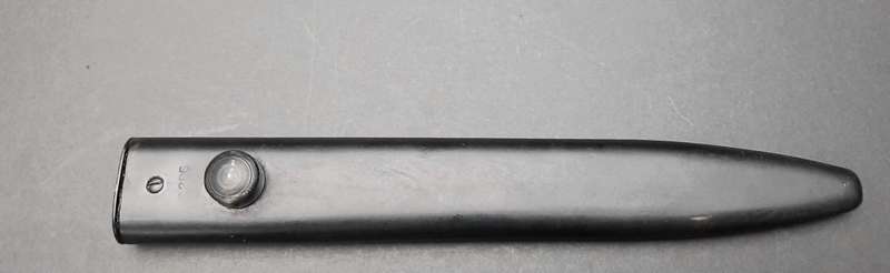 **RARE: WW2 British NO.5 Jungle Carbine Bayonet w/ Steel Scabbard.**