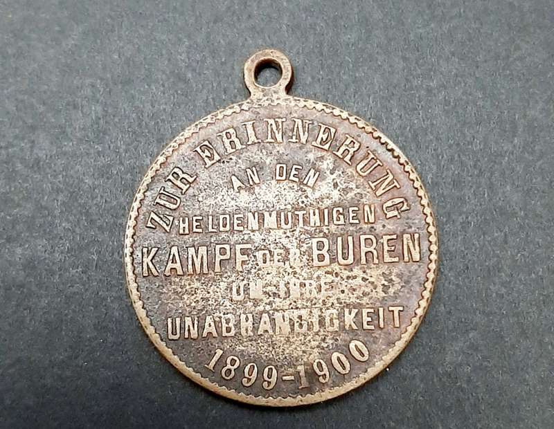 Boer War 1900 German Bronze `Paul Krüger` Independence Struggle Medallion