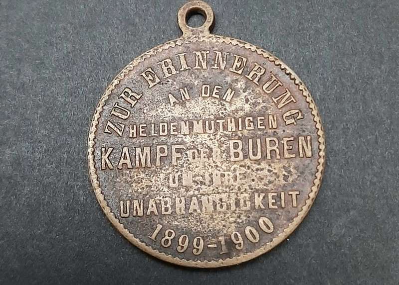 Boer War 1900 German Bronze `Paul Krüger` Independence Struggle Medallion