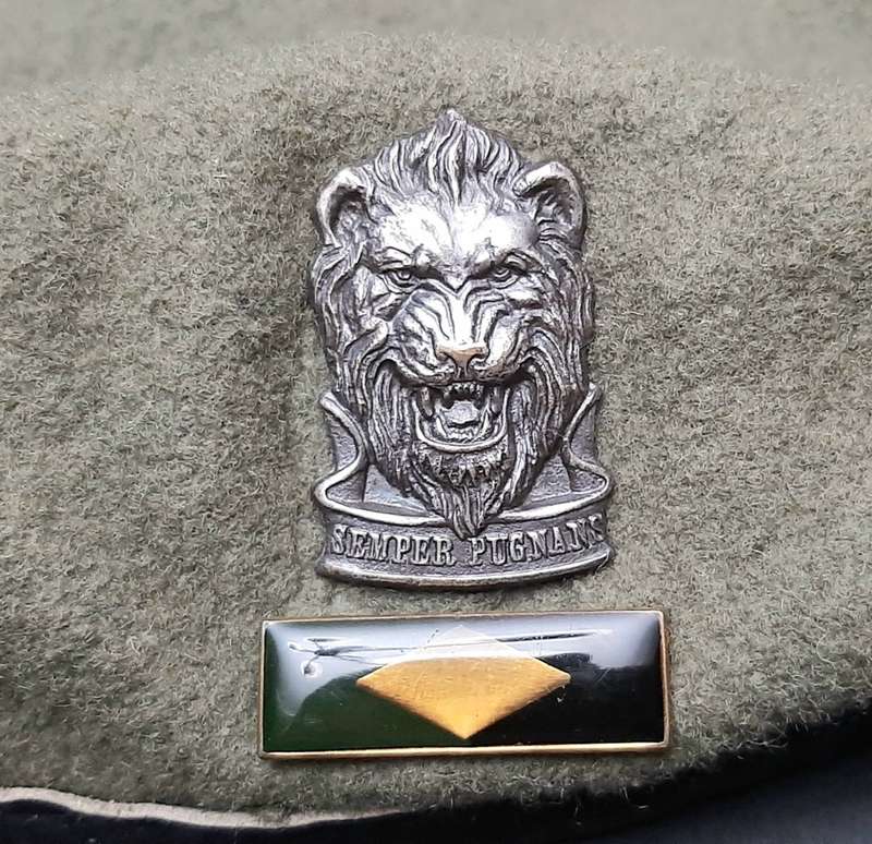 **Border War : 1980s SWATF Reaction Force (Owambo) Beret w/ Infantry Balkie(LARGE).**