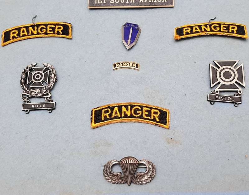 **RARE: Border War 1960s SADF - Maj. General D.J. Mortimer U.S. Officer Exchange Memorabilia (6 Pcs)