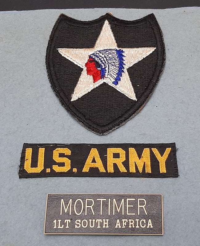 **RARE: Border War 1960s SADF - Maj. General D.J. Mortimer U.S. Officer Exchange Memorabilia (6 Pcs)