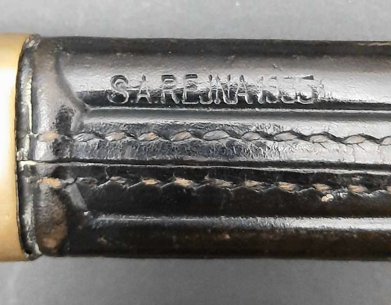 **RARE: 1936 Italian Corpo d`Eritreo Vetterli 1870/87 Askari Bayonet w/ Scabbard. **