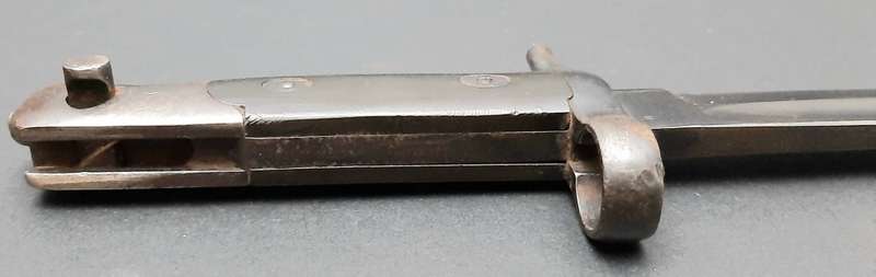 **RARE: 1936 Italian Corpo d`Eritreo Vetterli 1870/87 Askari Bayonet w/ Scabbard. **