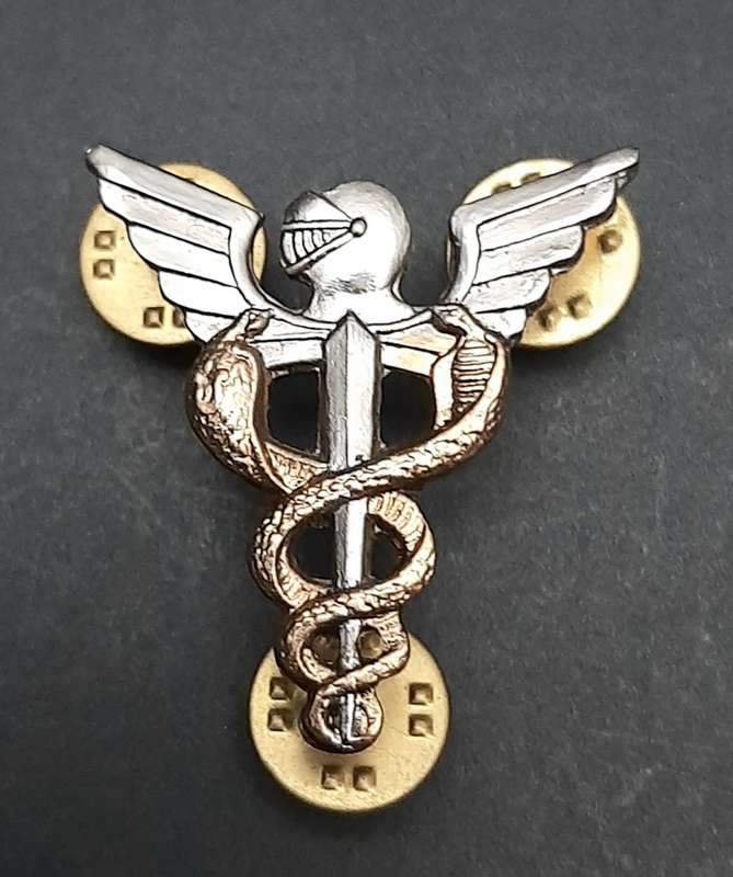 **1991 SA Medical Service:  Health Officer Qualification Badge (Pins).**