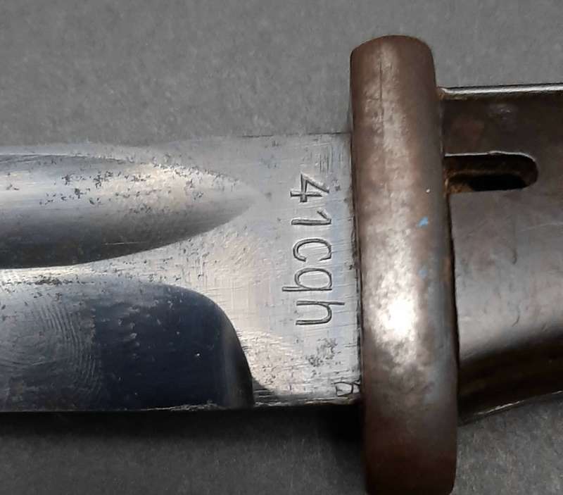WW2 German K98 Bayonet with Scabbard and Leather Frog (Clemen & Jung) Matching Serials