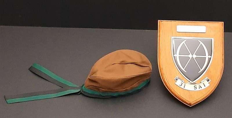 Border War 1980s Maj-General D.J. Mortimer 31 Battalion Plaque & Nutria `Bonnie`