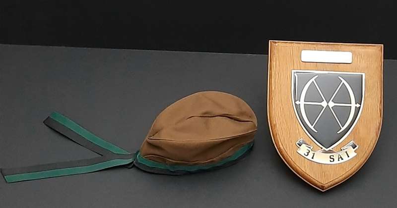 Border War 1980s Maj-General D.J. Mortimer 31 Battalion Plaque & Nutria `Bonnie`