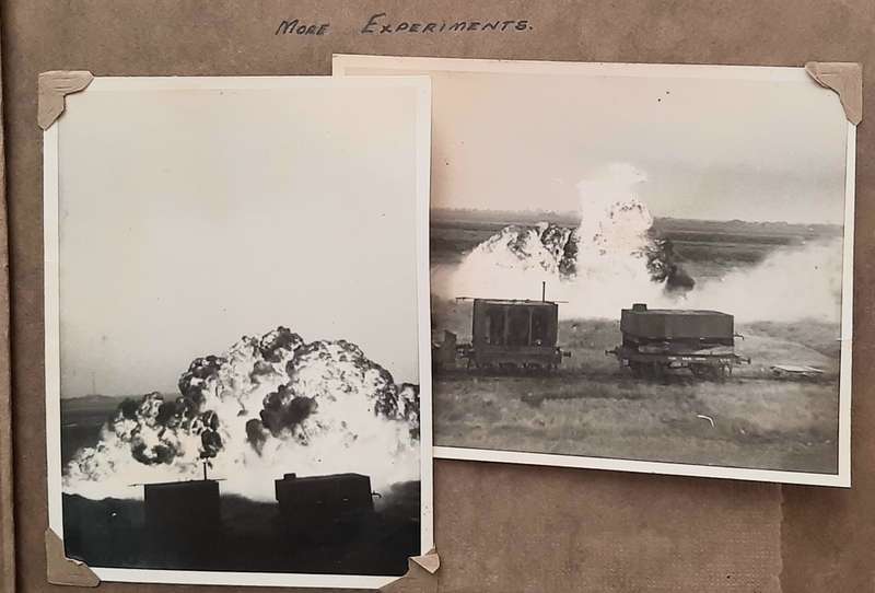 Rare WW2 1943 Operation Barbara II S.O.E Photographs Double-sided Panels Lot 2