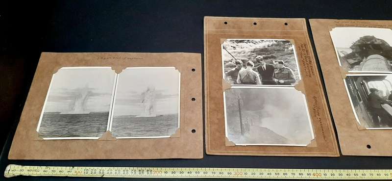 Rare WW2 1943 Operation Barbara II S.O.E Photographs Double-sided Panels Lot 2