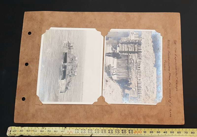 Rare WW2 1943 Operation Barbara II S.O.E Photographs Double-sided Panels Lot 2