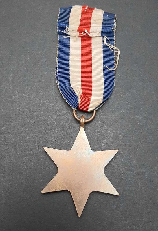 **RARE: WW2 France & Germany Campaign Star Medal w/ Ribbon #2 (British Issue).**