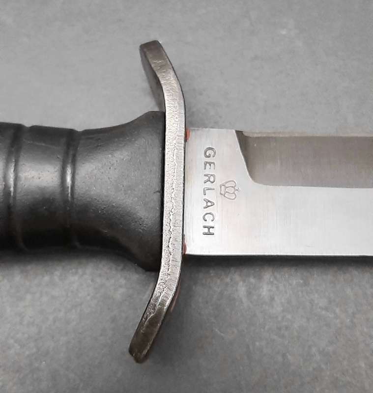 **RARE: 1990s Polish Airborne Wz92 Combat Knife w/ Scabbard (Gerlach).**