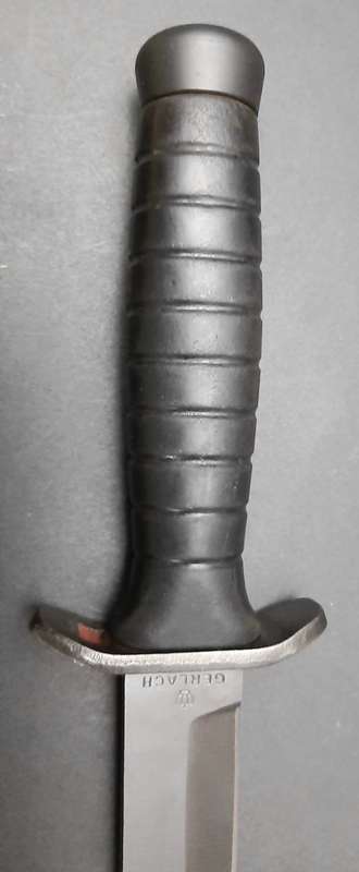 **RARE: 1990s Polish Airborne Wz92 Combat Knife w/ Scabbard (Gerlach).**