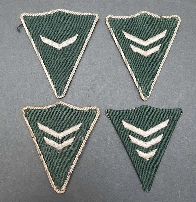 Rare West-German Baden-Württemberg Police Ranks (Allied Occupation)