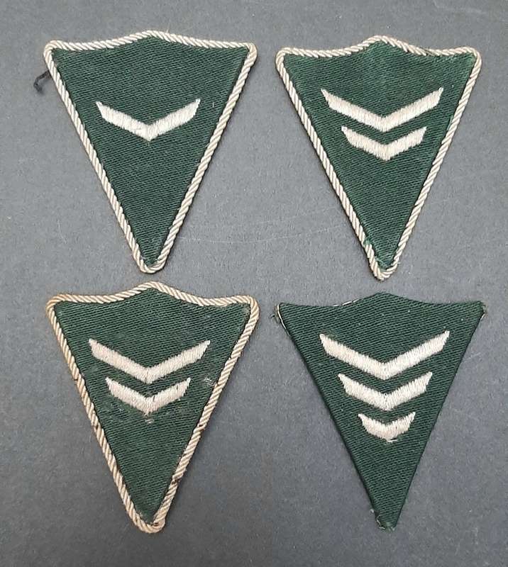 Rare West-German Baden-Württemberg Police Ranks (Allied Occupation)