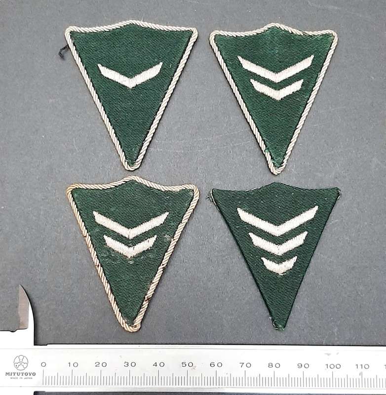 Rare West-German Baden-Württemberg Police Ranks (Allied Occupation)