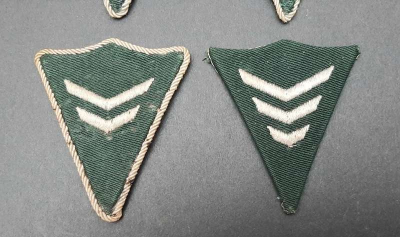Rare West-German Baden-Württemberg Police Ranks (Allied Occupation)