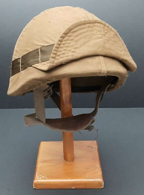 **Border War: 1980s SADF Parabat M83 Ballistic Helmet w/ Nutria Cover (59 / Large).**
