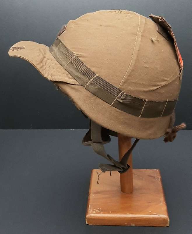 **Border War: 1980s SADF Parabat M83 Ballistic Helmet w/ Nutria Cover (59 / Large).**