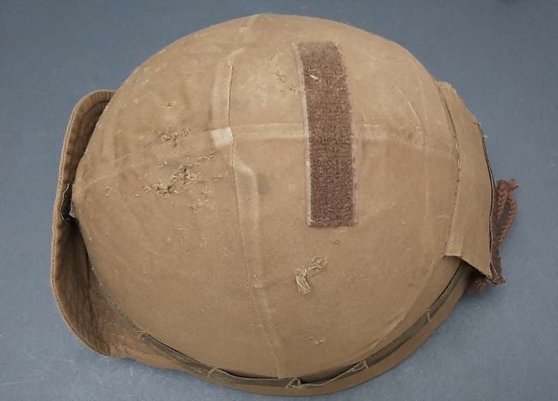 **Border War: 1980s SADF Parabat M83 Ballistic Helmet w/ Nutria Cover (59 / Large).**