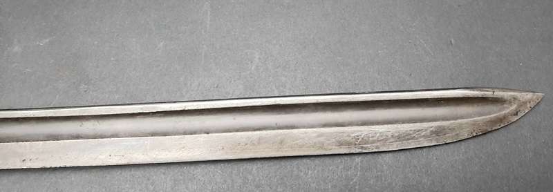 **Rhodesian Bush War: 1970s BSAP Converted 1907 `Bush Knife` w/ Scabbard (45cm).**