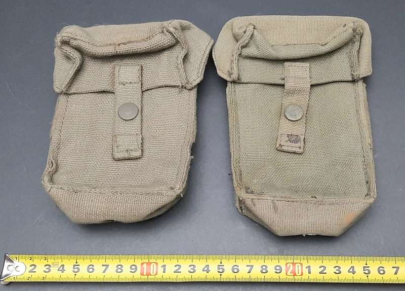 **Border War : 1970s SADF Patt.73 FN FAL Ammo Pouches x2 .****