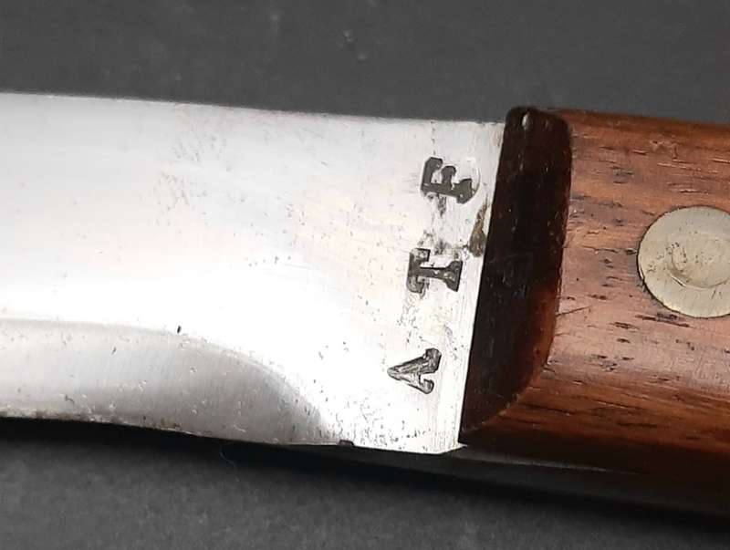 **RARE: 1960s Assam Territory Force/ Rifles Kukri w/ Scabbard (38cm).**
