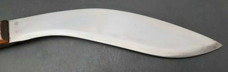 **RARE: 1960s Assam Territory Force/ Rifles Kukri w/ Scabbard (38cm).**