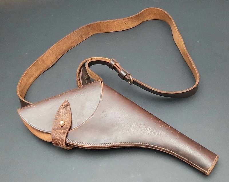**WW1 UDF: Webley .455 Long Holster w/ Cross-Strap (35cm).**