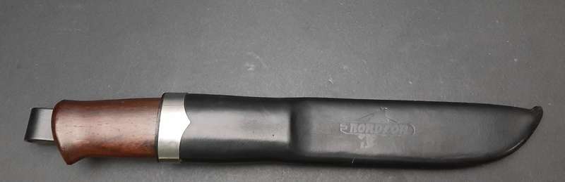 **1980s Norwegian: Nordfor `Hunter` Forest Knife w/ Scabbard (25cm).**