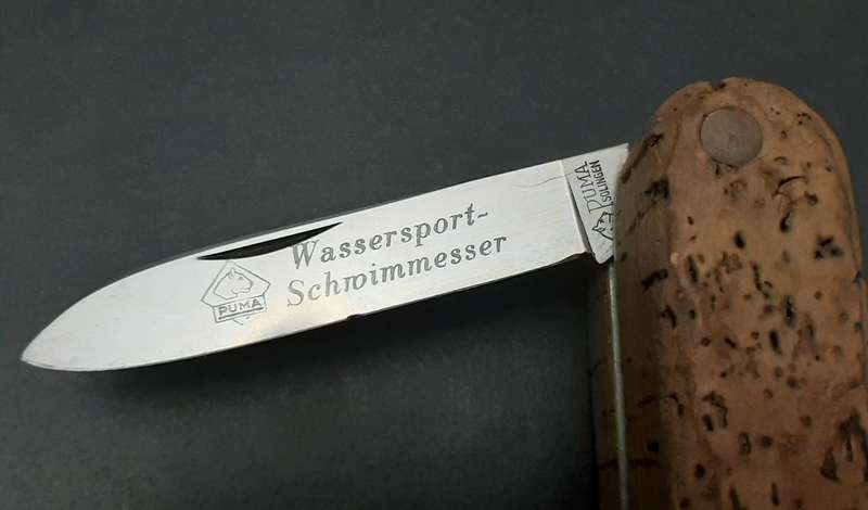 **RARE: 1980s Puma Wassersport `Schwimmesser` Folding Knife.**