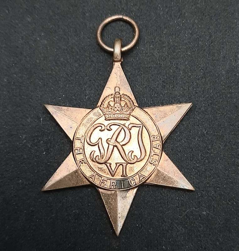 **WW2 UDF: Africa Star Campaign Medal N/R .**