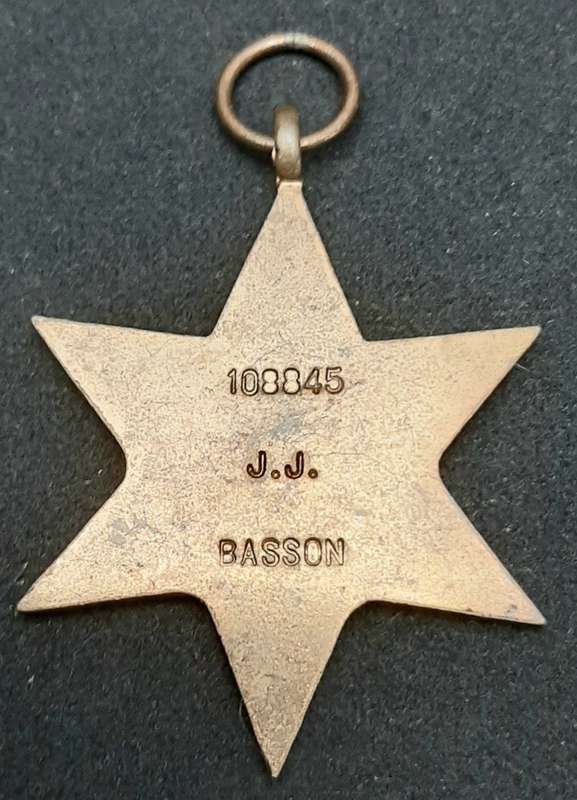 **WW2 UDF: Africa Star Campaign Medal N/R .**