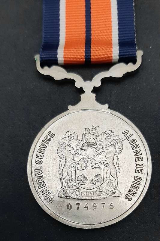 **Border War : 1980s SADF General Service Medal Type II (Full-Size).**