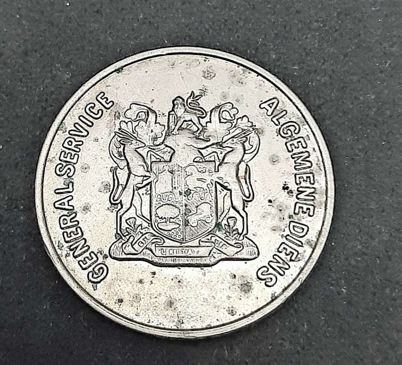 **Border War : 1980s SADF General Service Medal Disk Type I (No Suspender)**
