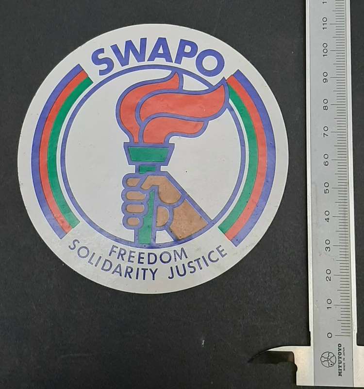 **BID PER ITEM: 1980s SWAPO Political Gloss Decals 11cm x 9cm (USED).**