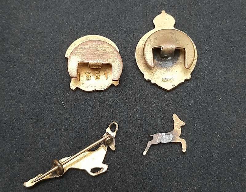 WW2 South African Legion & S.A. Railways Lapel Badges x4
