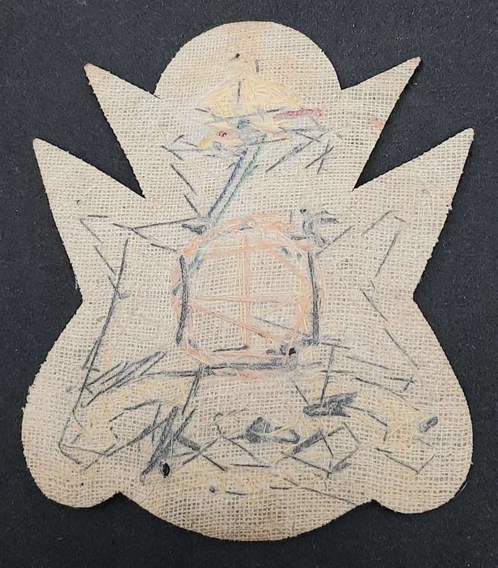 1947 Royal Rhodesia Regiment Bullion Blazer Badge - 10cm x 8cm