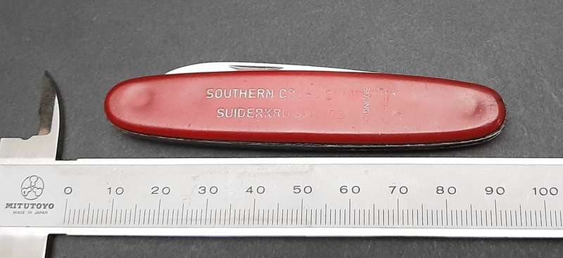 **Border War: 1980s SADF Southern Cross Fund Pocket Knife (9cm ).**
