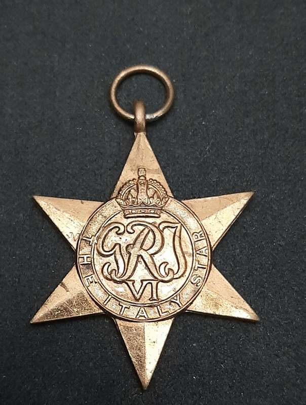 **WW2 UDF: Italy Star Campaign Medal  N/R .**