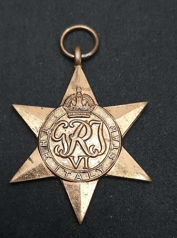 **WW2 UDF: Italy Star Campaign Medal  N/R .**